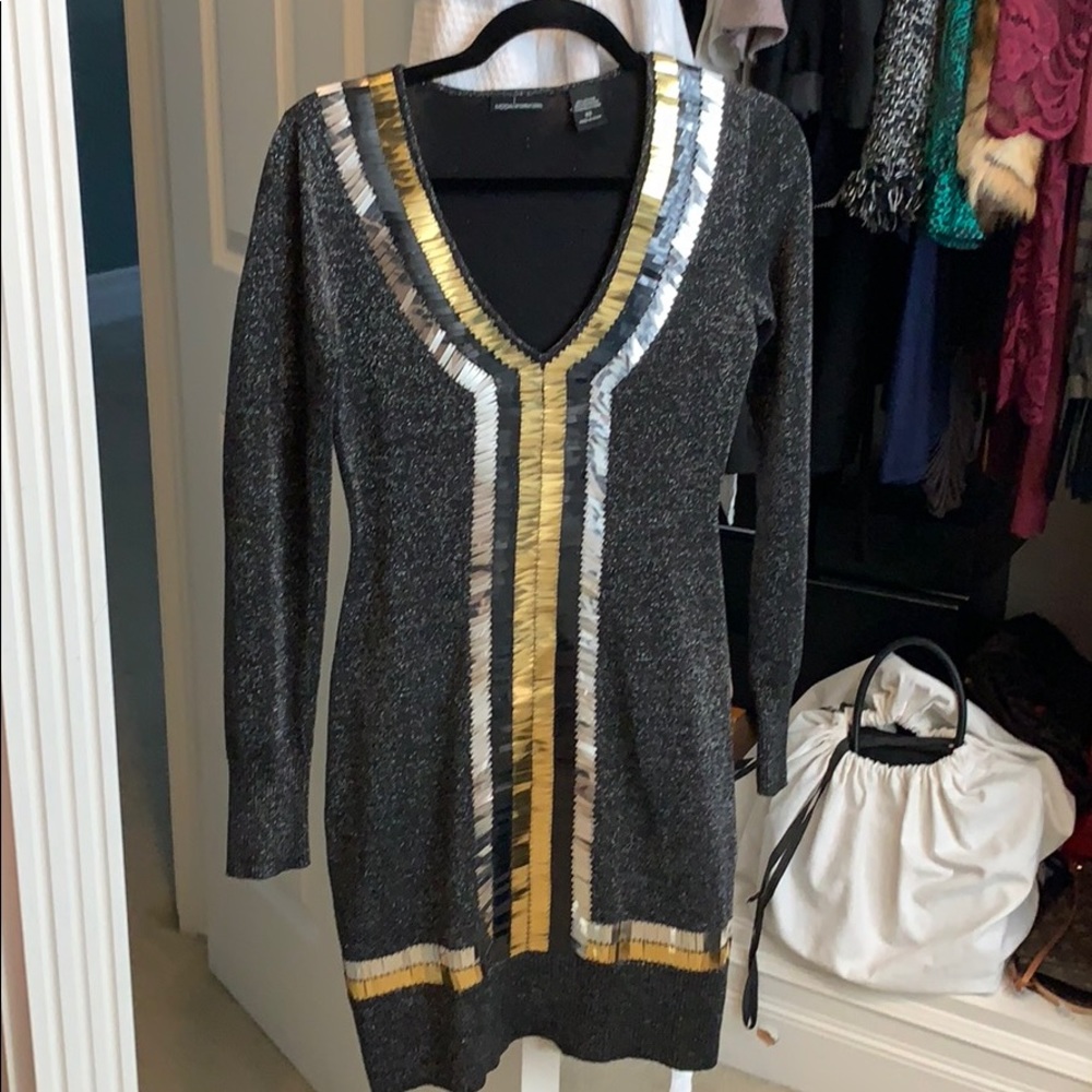 Sequence sparkly midi dress